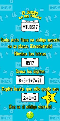 El juego de las placas - Screenshot 3
