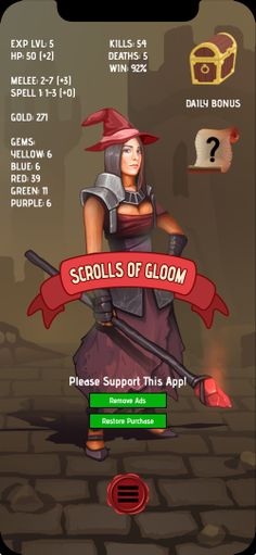 Scrolls of Gloom - Screenshot 1
