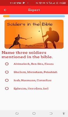 Bible Quiz Famous Trivia Game - Screenshot 4