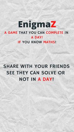 EnigmaZ | Maths Puzzles - Screenshot 1