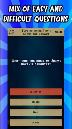 Supernatural Trivia Quiz - Screenshot 4