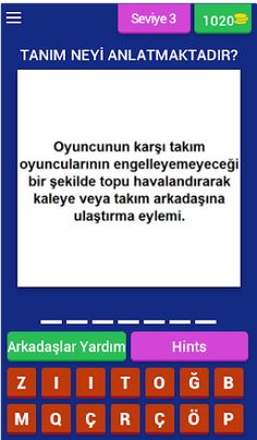 Futbol Terimleri Bulmaca - Screenshot 4
