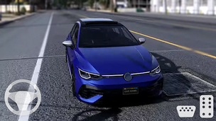 Golf GTI Car:Taxi Driver&Park - Screenshot 1