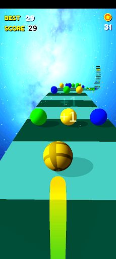 Color Road – Mega Space Ramps - Screenshot 1