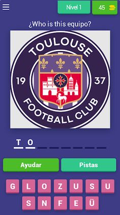Adivina el equipo de futbol - Screenshot 1