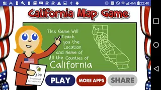California Map Game - Screenshot 1