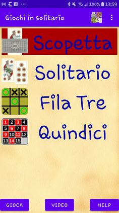 Giochi in solitario - Screenshot 1