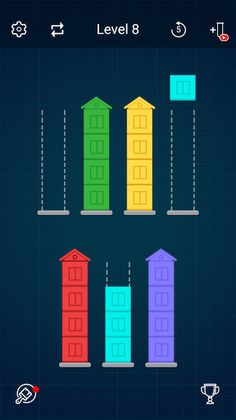 Sort Blocks - Tower Puzzle - Screenshot 4