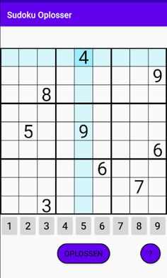 Sudoku Oplosser - Screenshot 2
