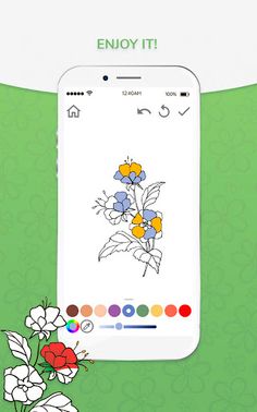 Coloring Flowers: Perfect Book - Screenshot 4