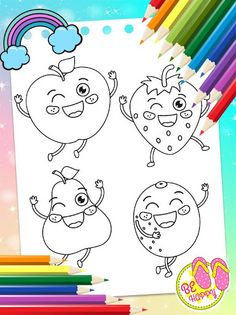 Fruits Coloring Book - Screenshot 3