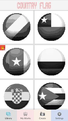 Country Flag Pixel Art - Screenshot 2