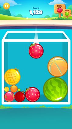 2048 Fruit Drop Merge - Screenshot 1