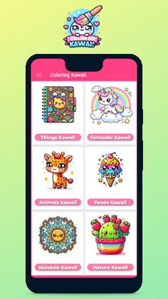 Color Me Kawaii: Color & Paint - Screenshot 1