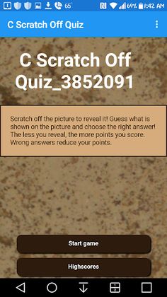 C Scratch Off Quiz_3852091 - Screenshot 3