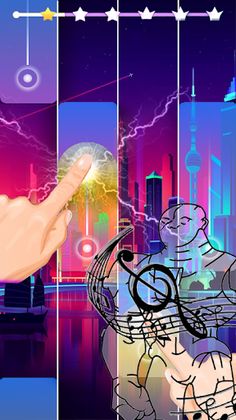 Teen Titans Piano Tiles - Screenshot 3