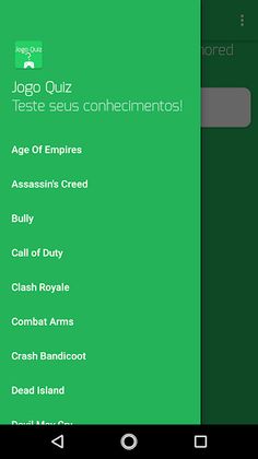 Jogo Quiz - Screenshot 1