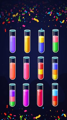 Water Color Sort Puzzle Games - Screenshot 3