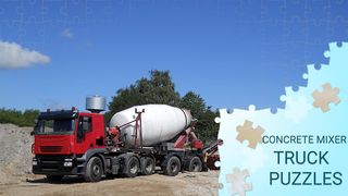 Concrete mixer truck puzzles - Screenshot 2