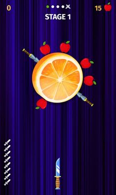 Throw Knife at Fruit Target - Screenshot 3