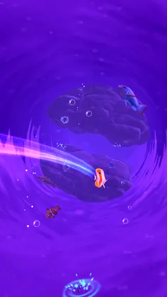Blue Swirl: Endless Swimming - Screenshot 2