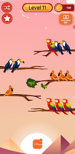 Color Bird Sort –Puzzle Game - Screenshot 3
