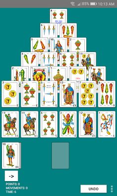 Spanish Pyramid Solitaire - Screenshot 1