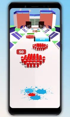 Count Crowd Run Mob Clash 3D - Screenshot 4