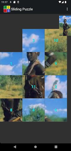 Amharic Sliding Puzzle - Screenshot 1