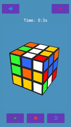 Rubik's Cube Simulator - Screenshot 3