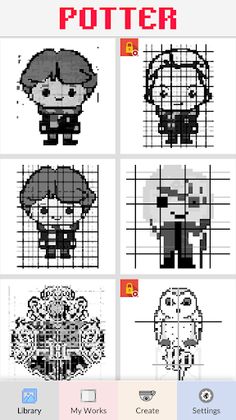 Potter Pixel Art Color - Screenshot 3