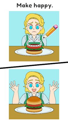 Draw Happy Cafe : Puzzle Game - Screenshot 1