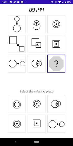 iQT: Raven IQ Test - Screenshot 2