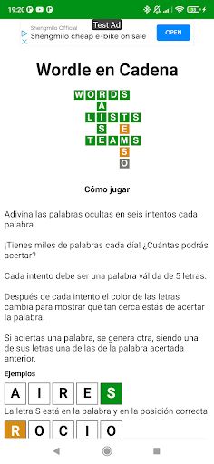 Words Chain - Screenshot 1