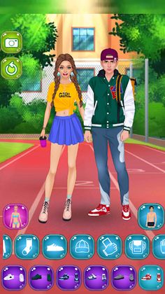 School Couple dress up - Screenshot 2