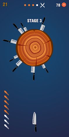Fruits Knife Dart - Screenshot 2