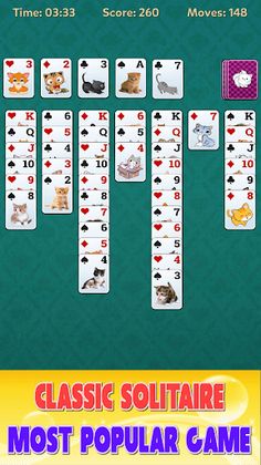 Solitaire Cat offline games - Screenshot 2