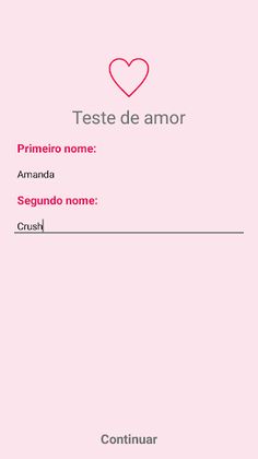 Teste de amor - Screenshot 1