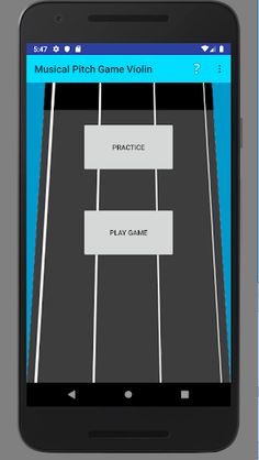 Musical Pitch Game Violin - Screenshot 1
