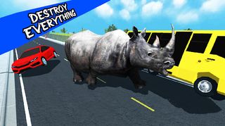 Wild Animals Road Rampage - Screenshot 1