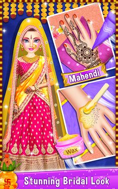 Indian Girl Wedding Salon Game - Screenshot 4