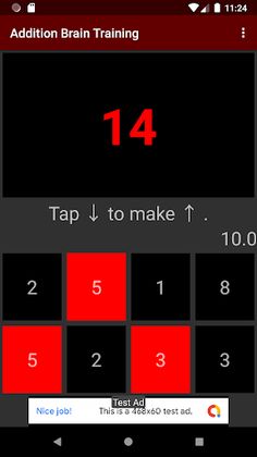 Addition brain training - Screenshot 1