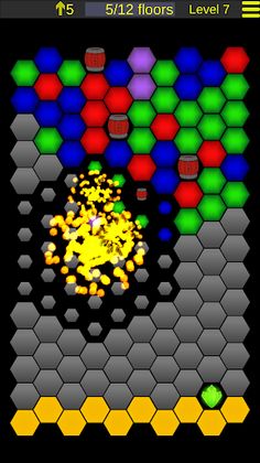 Hexplode - Explode Your Way Do - Screenshot 2