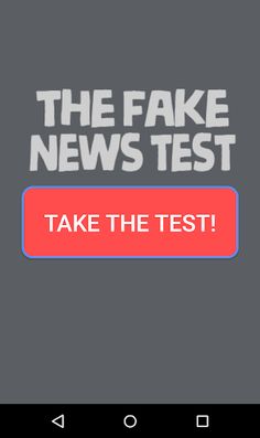 Fake News Test - Screenshot 1