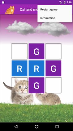 Gato y ratón - tres en raya - Screenshot 3