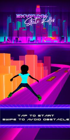 Skypunk Skate Roller - EDM Mus - Screenshot 1