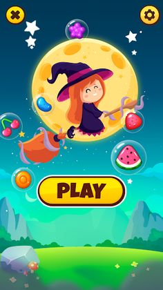 Witch Bubble Shooter - Screenshot 1
