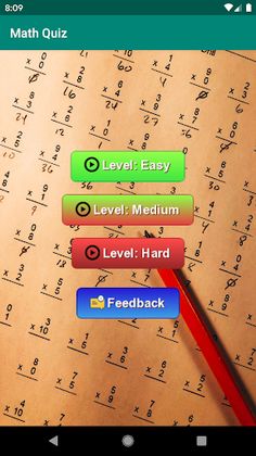 Math quizzes - Screenshot 1