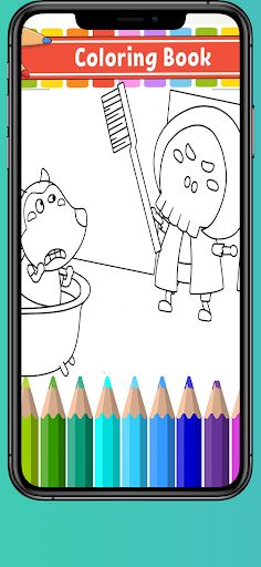 Wolfoo Coloring Book 2 - Screenshot 3