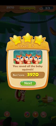 Bubble Shooter With Squirrel - Screenshot 3